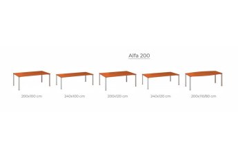 Stolový systém ALFA 200