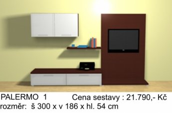 Obývací stěny - akční sestavy