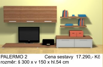 Obývací stěny - akční sestavy