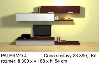 Obývací stěny - akční sestavy