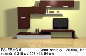 Obývací stěny - akční sestavy