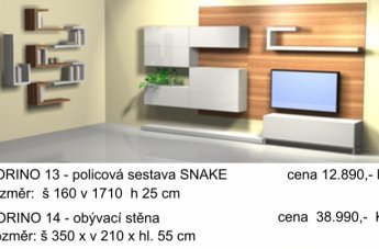 Obývací stěny - akční sestavy