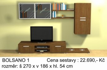 Obývací stěny - akční sestavy