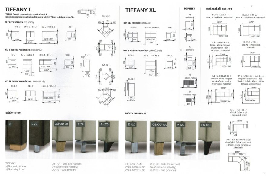 Sedací souprava Tiffany