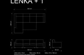 Sedací souprava Lenka