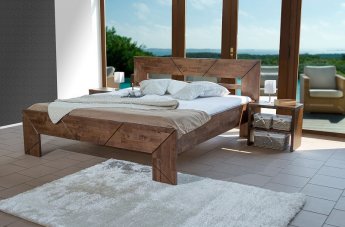 Masivní postel Sposa - malajský dub