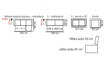 Sedací souprava Karol