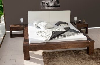 Masivní postel Sonno -  malajský dub