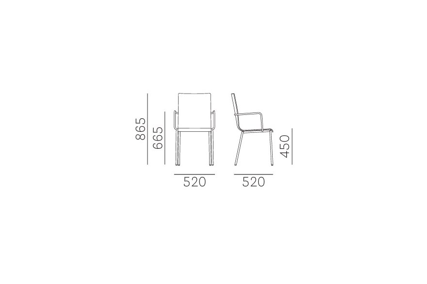 Jídelní židle Kuadra 1115