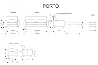 Sedací souprava Porto