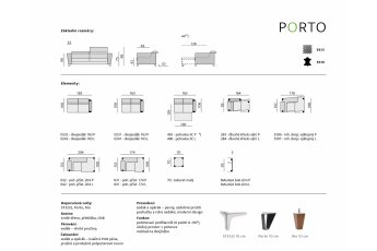 Sedací souprava - Porto