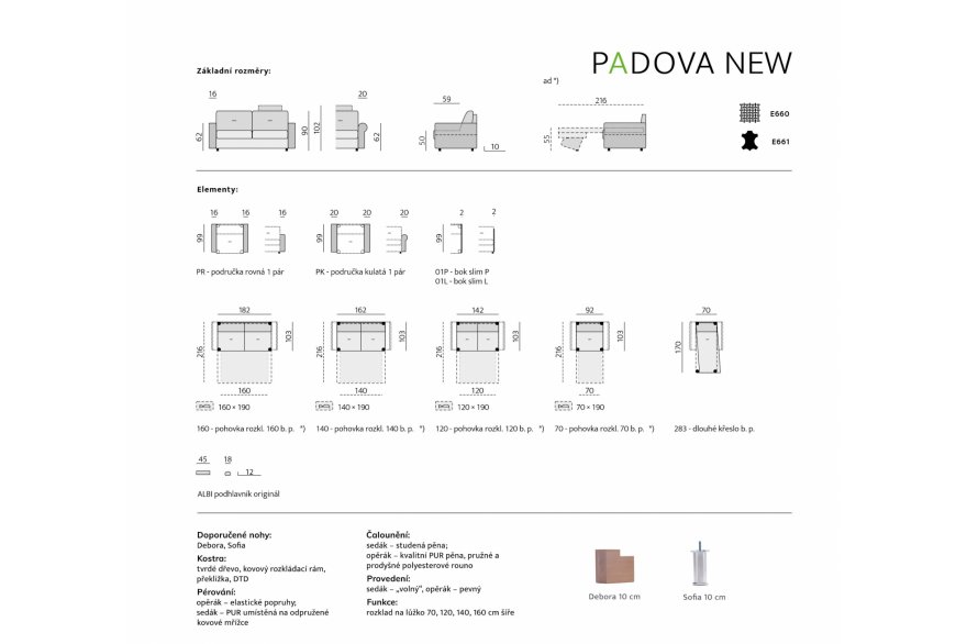 Sedací souprava Padova New