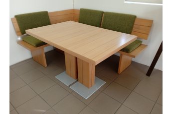 Rohová lavice Felix včetně jídelního stolu