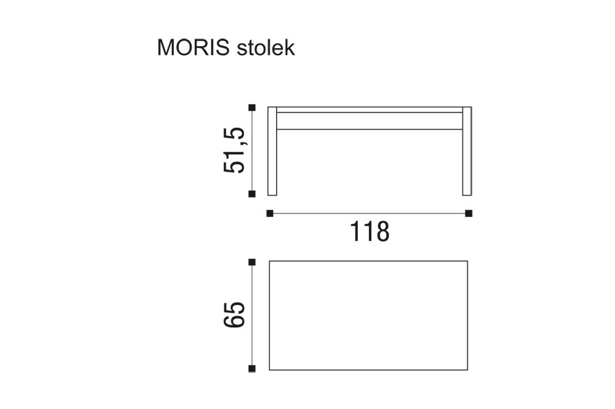 Konferenční stolek Moris