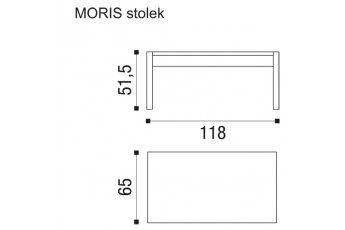 Konferenční stolek Moris