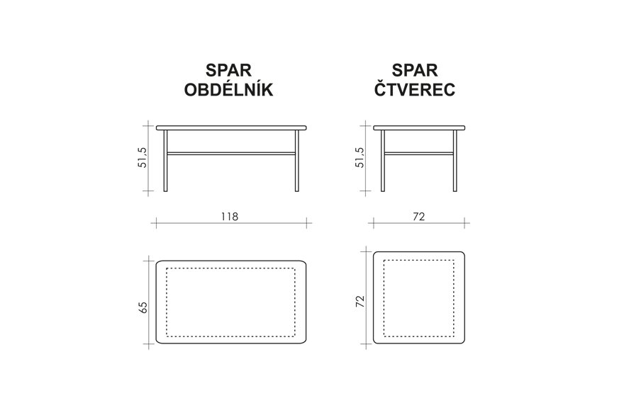 Konferenční stolek Spar