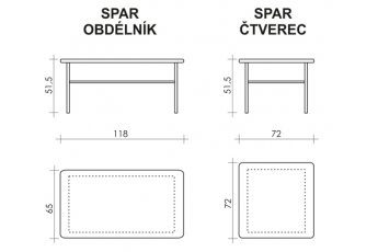 Konferenční stolek Spar