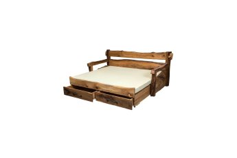Rozkladací postel Corona - drásaný jilm