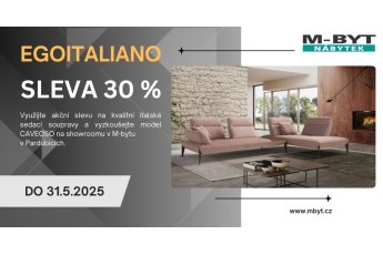 EGOITALIANO do konce května se slevou 30 %