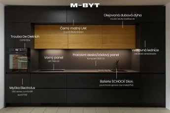Kuchyňská linka provedení lak/dýha